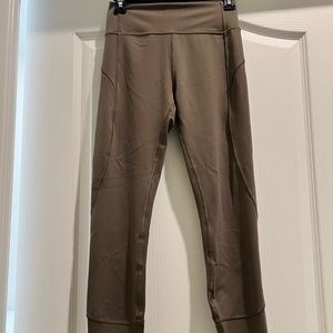 Lululemon 25” align leggings. Worn one time, like new the color is olive green.